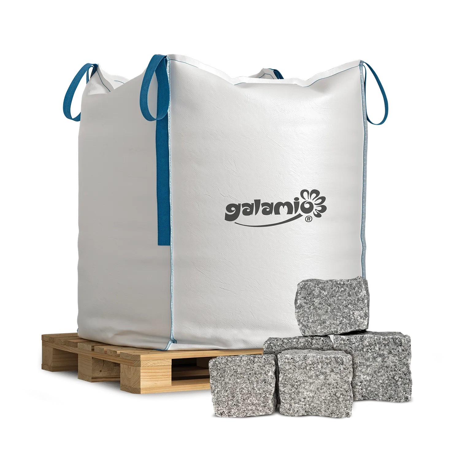 Galamio Granitpflaster 15/17 1000kg
