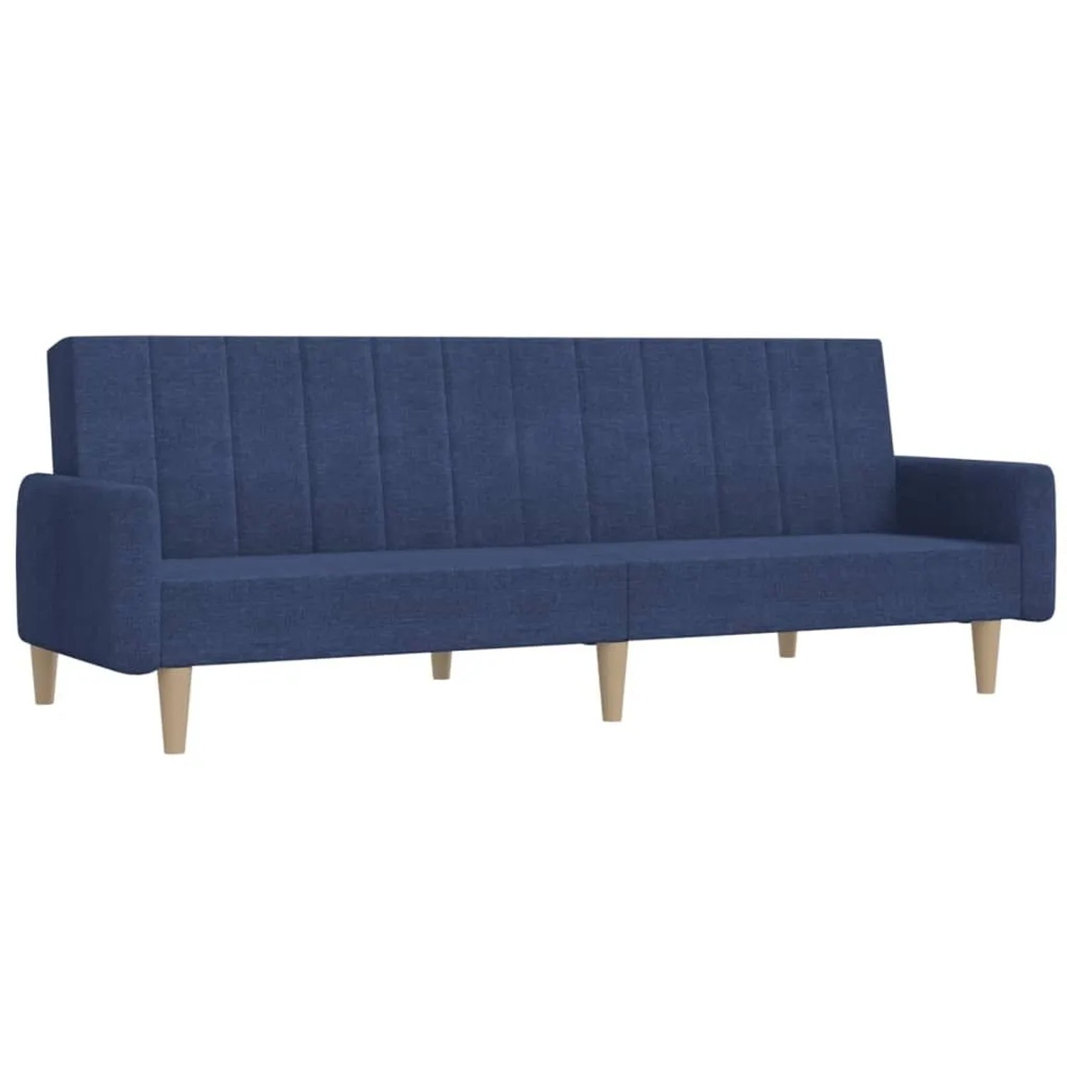 vidaXL Schlafsofa 2-Sitzer Blau Stoff 375856