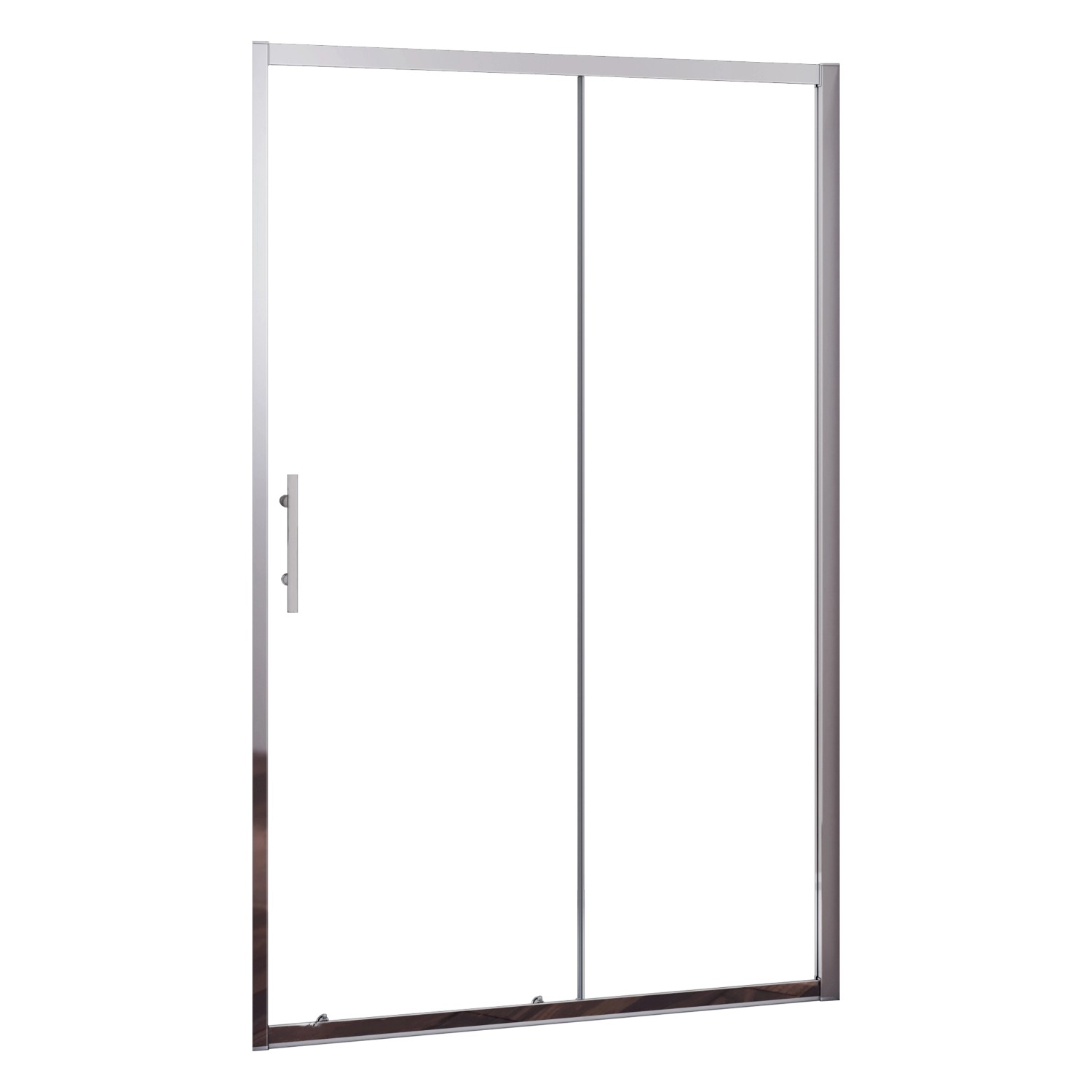 AICA 140x190cm Schiebetür Duschabtrennung 5mm ESG Sicherheitsglas Nischentü günstig online kaufen