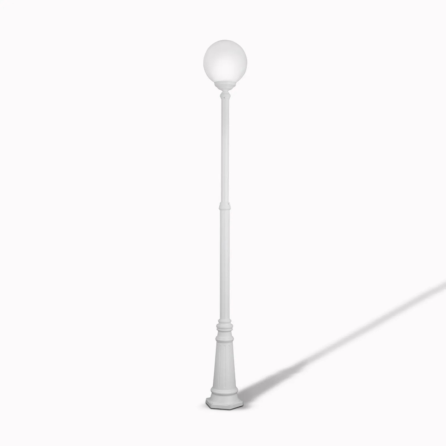 Orion Leuchten Außen Mastleuchte 250cm 75W E27 Weiß