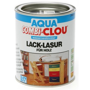 Dose Aqua Combi-Clou Lack-Lasur Kiefernblond 750ml für Holz im Innenbereich.