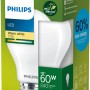 Philips LED-Lampe E27, 4W, Glühlampenform, matt. Energieeffizient und langlebig.