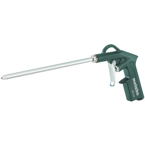 Metabo Blaspistole BP 210: Druckluftpistole aus Aluminiumdruckguss mit Verlängerung.