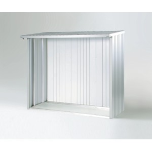 Biohort Rückwand für WoodStock 150, dunkelgrau-metallic, Stahlblech