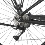 Detailaufnahme des Schaltwerks und der Kassette am Hinterrad des Fischer E-Bike Damen Viator 4.0i.