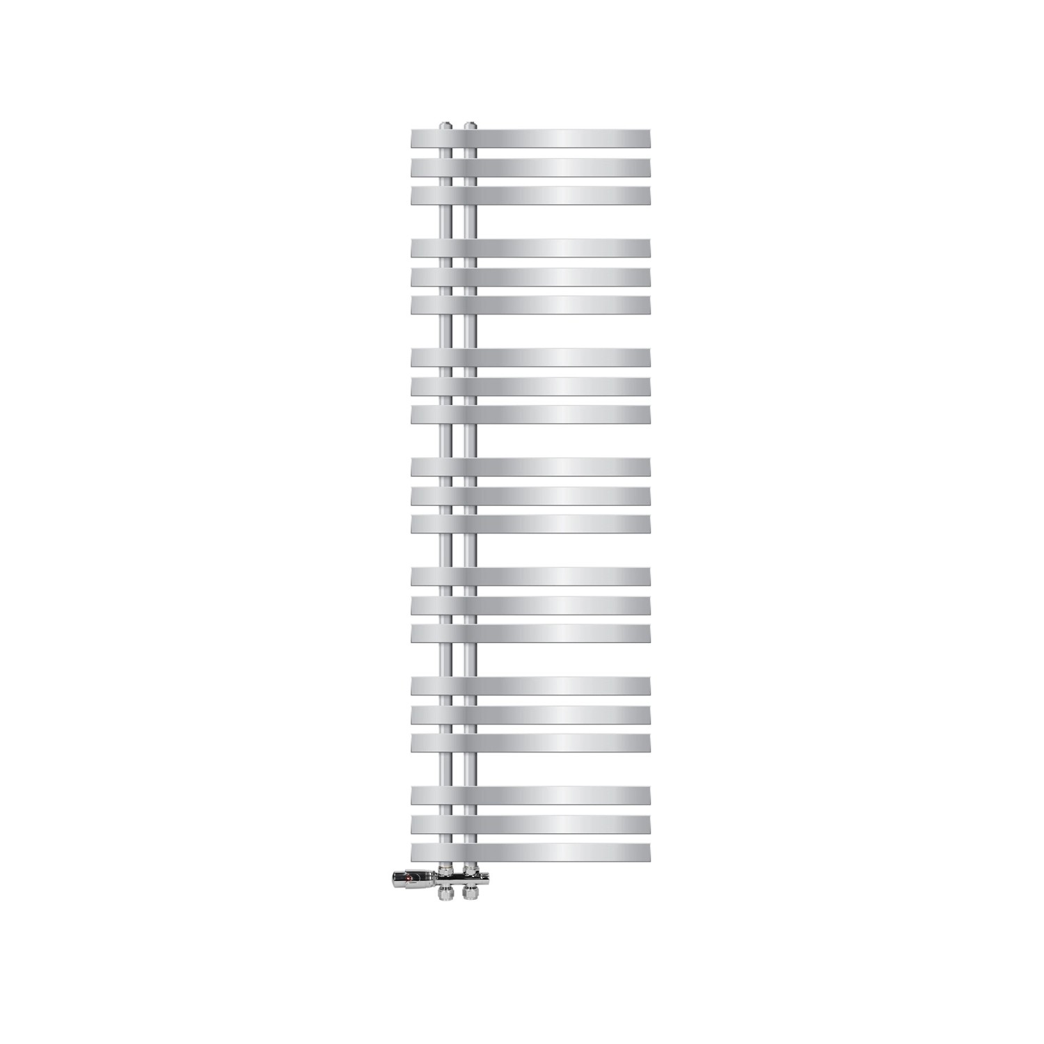 LuxeBath Badheizkörper Iron EM 500x1600 mm Chrom Thermostat Durchgang günstig online kaufen