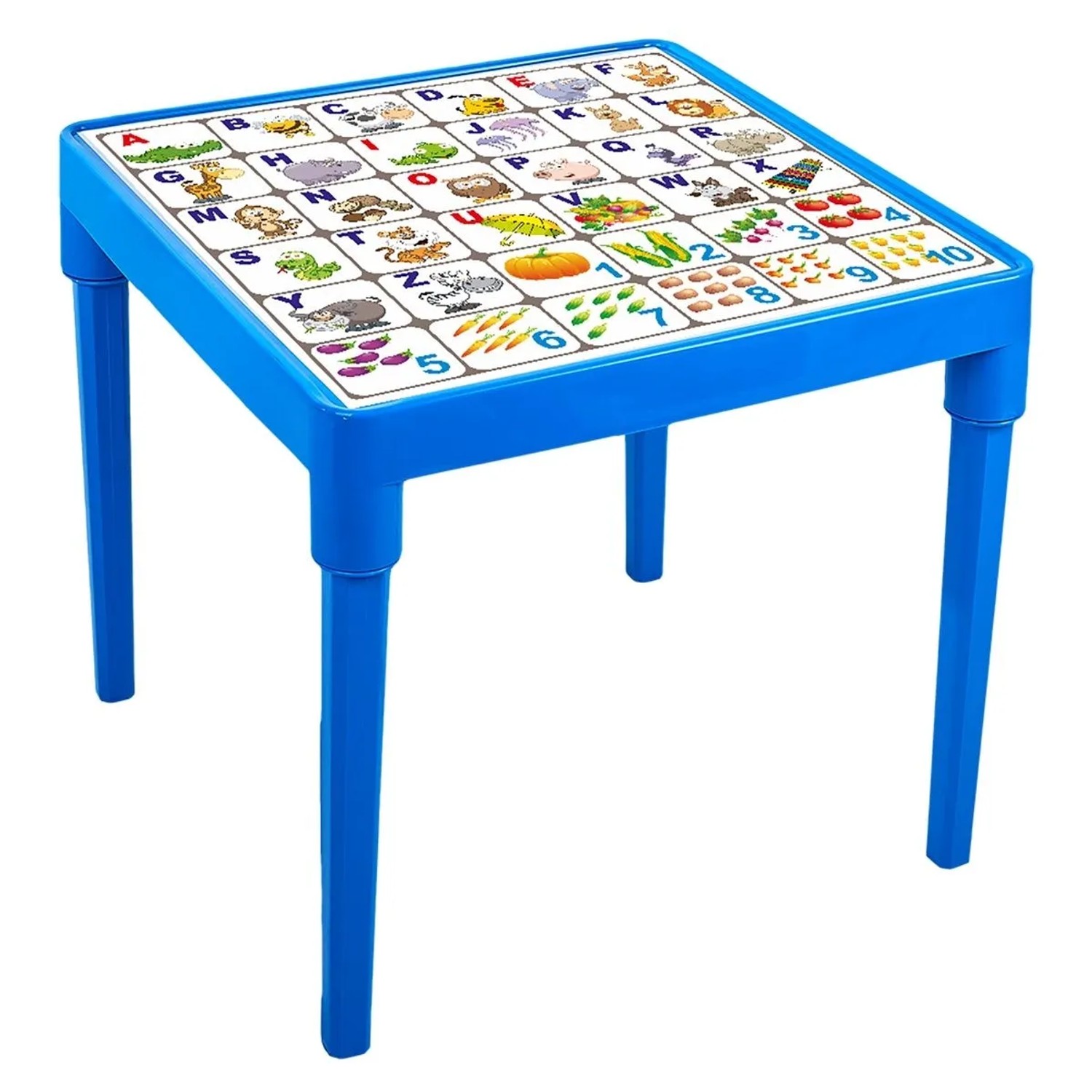 KMND Kindertisch English Alphabet Hellblau 20860