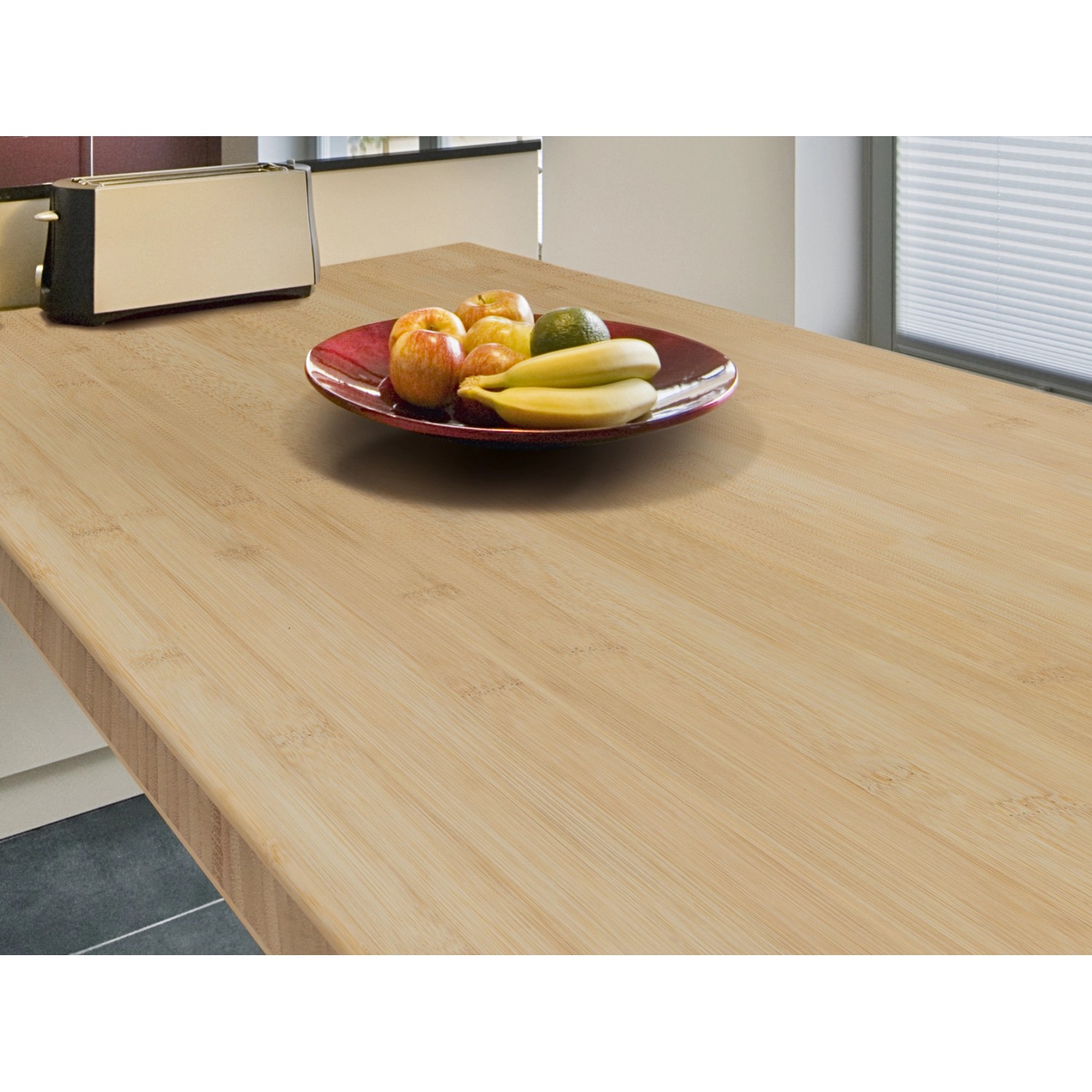 Massivholz Arbeitsplatte Bambus 240 cm x 63,5 cm x 2,7 cm kaufen bei OBI
