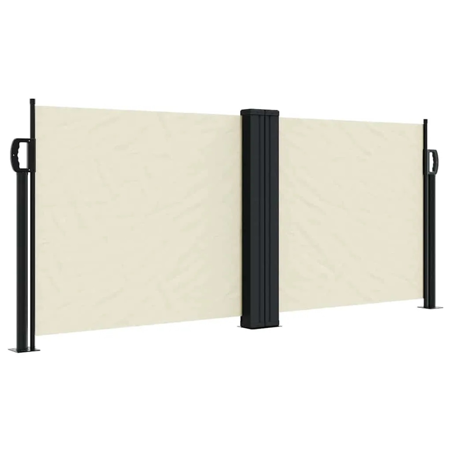 vidaXL Seitenmarkise Ausziehbar Creme 100x600 cm 4004580