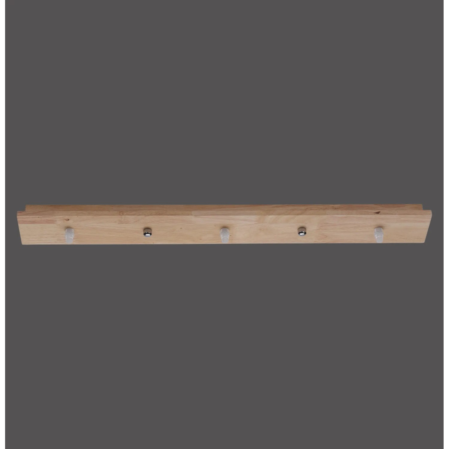 Just Light Baldachin, 3-flammig, Holz Natur, für Pendelleuchten und individuelle Lichtgestaltung.