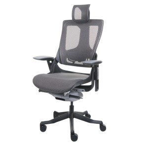 MCW Bürostuhl MERRYFAIR Adelaide Schwarz-Grau Gestell Schwarz