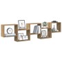vidaXL Würfelregal 5 Fächer Artisan-Eiche Holzwerkstoff 860003_2