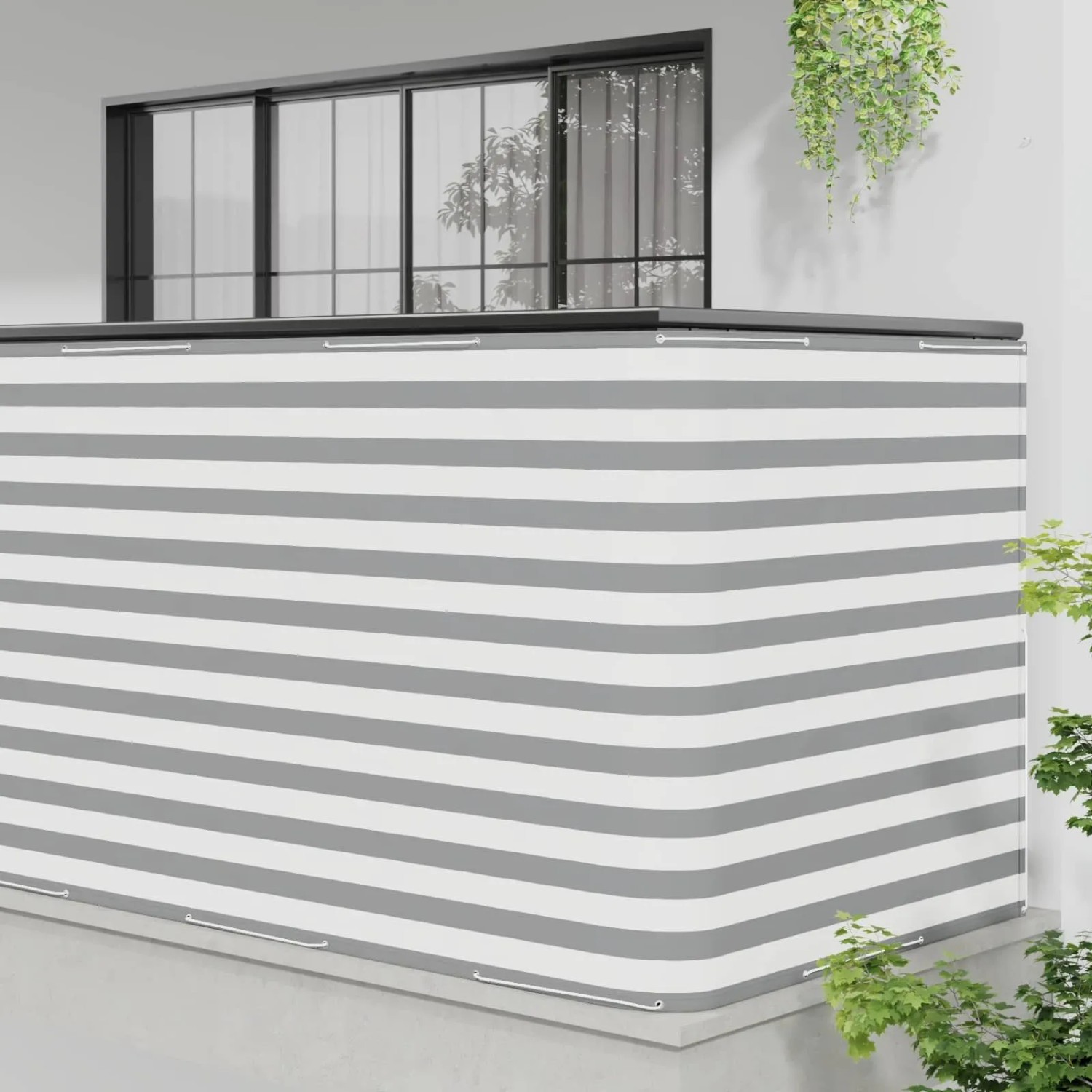 vidaXL Balkon Sichtschutz 150 x 400 cm Stoff mit PU-Beschichtung 42036736