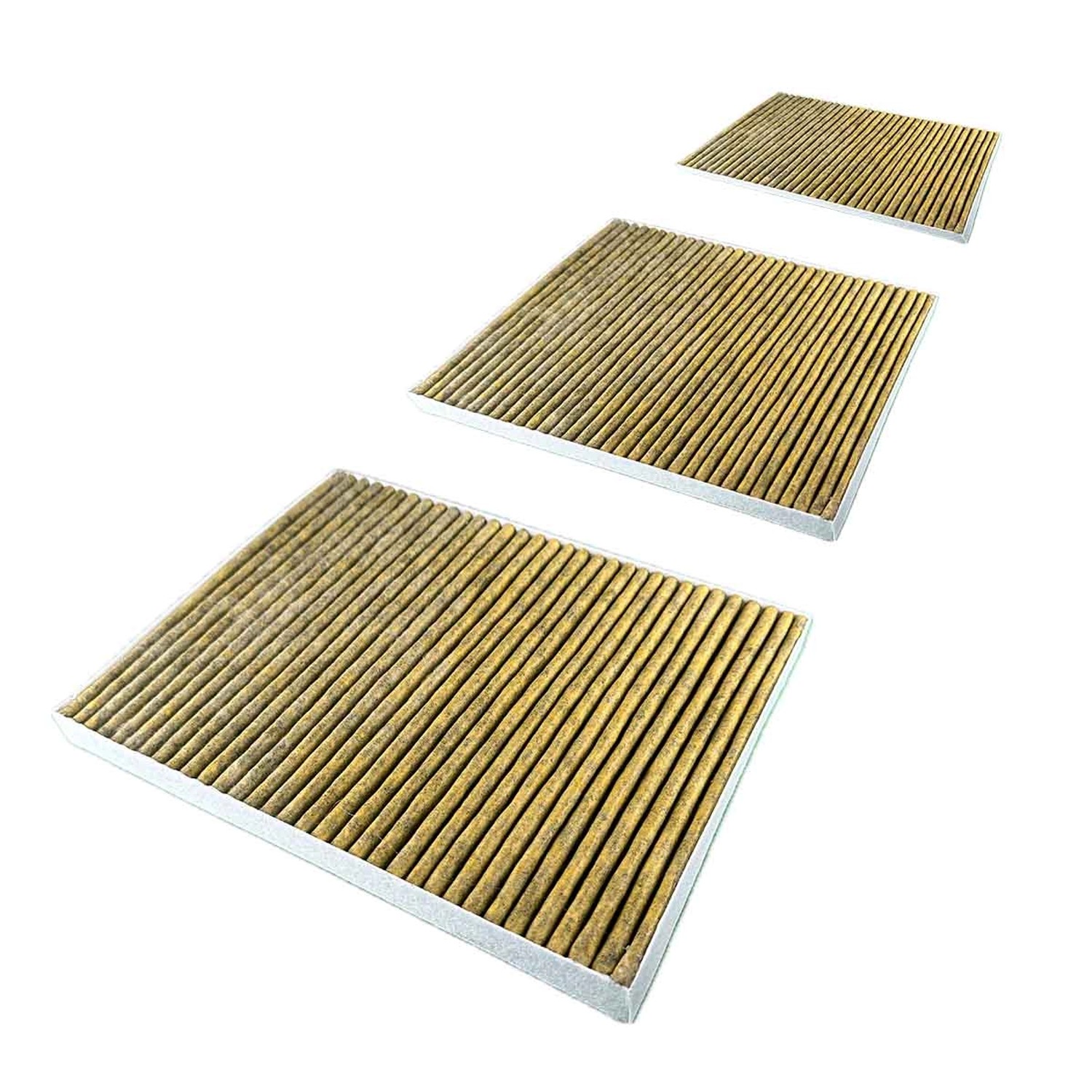 3er Set AIR2GO Aktivkohlefilter für Dunstabzugshauben, passend für Siemens CleanAir Plus.