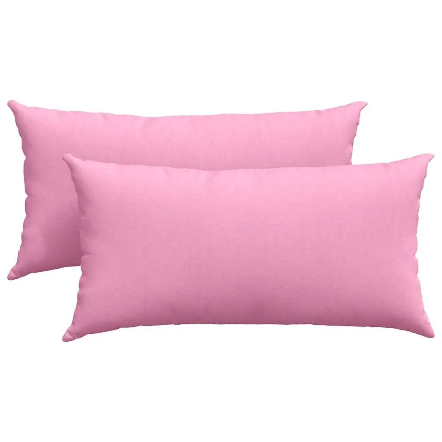 vidaXL Sofakissen 2 Stück Rosa 80 x 40 cm Stoff 42013711