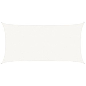 vidaXL Sonnensegel 160 g/m² Weiß 2,5x5 m HDPE 311236