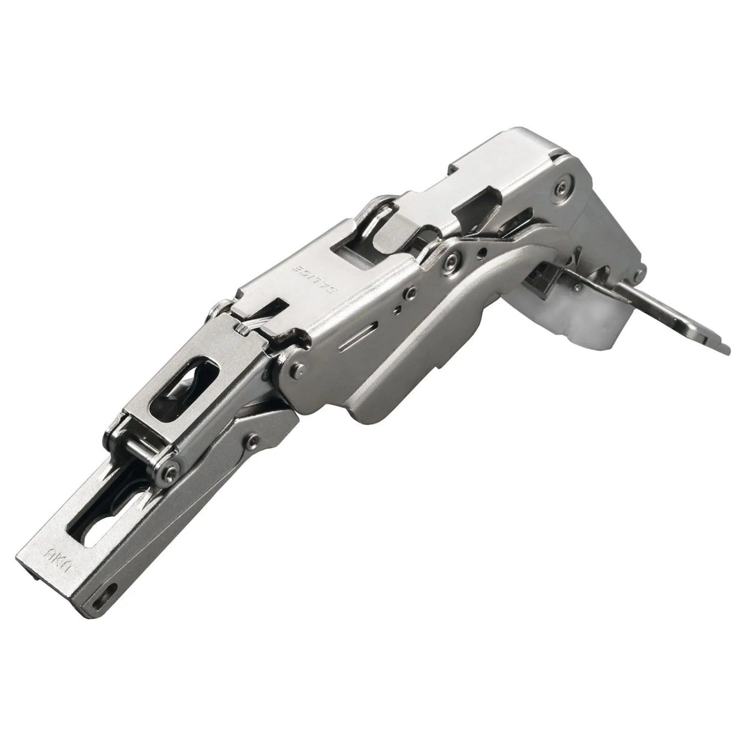 SALICE Topfband Serie 200 Eckanschlag 155 Grad mit Dämpfung T45 Nickel Matt