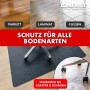 Floordirekt Bodenschutzmatte Viking Polyester Rutschhemmend Dunkelgrau 100 x 120 cm_7