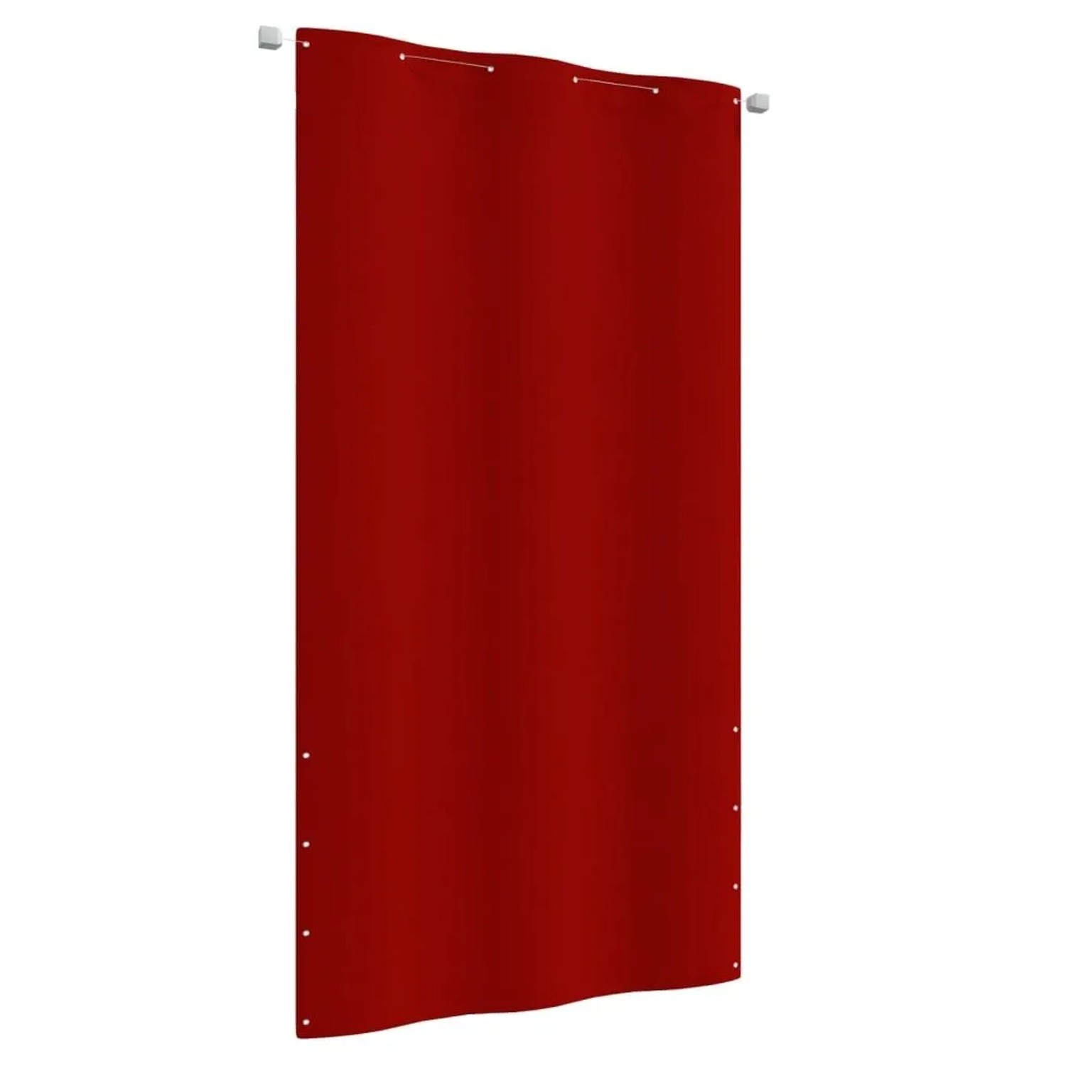 vidaXL Balkon-Sichtschutz Rot 120x240 cm Oxford-Gewebe 148545