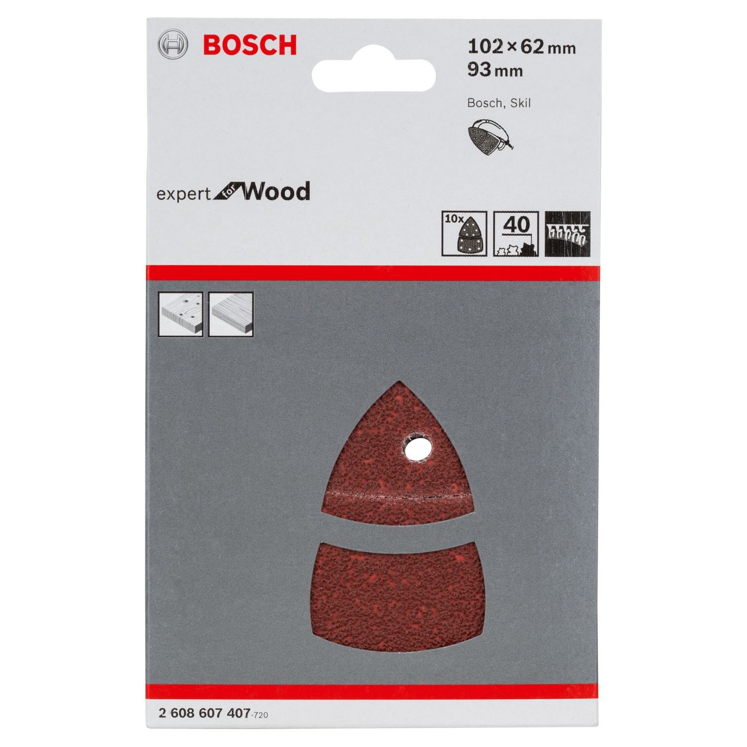 Bosch Schleifblatt-Set C430 Körnung 40