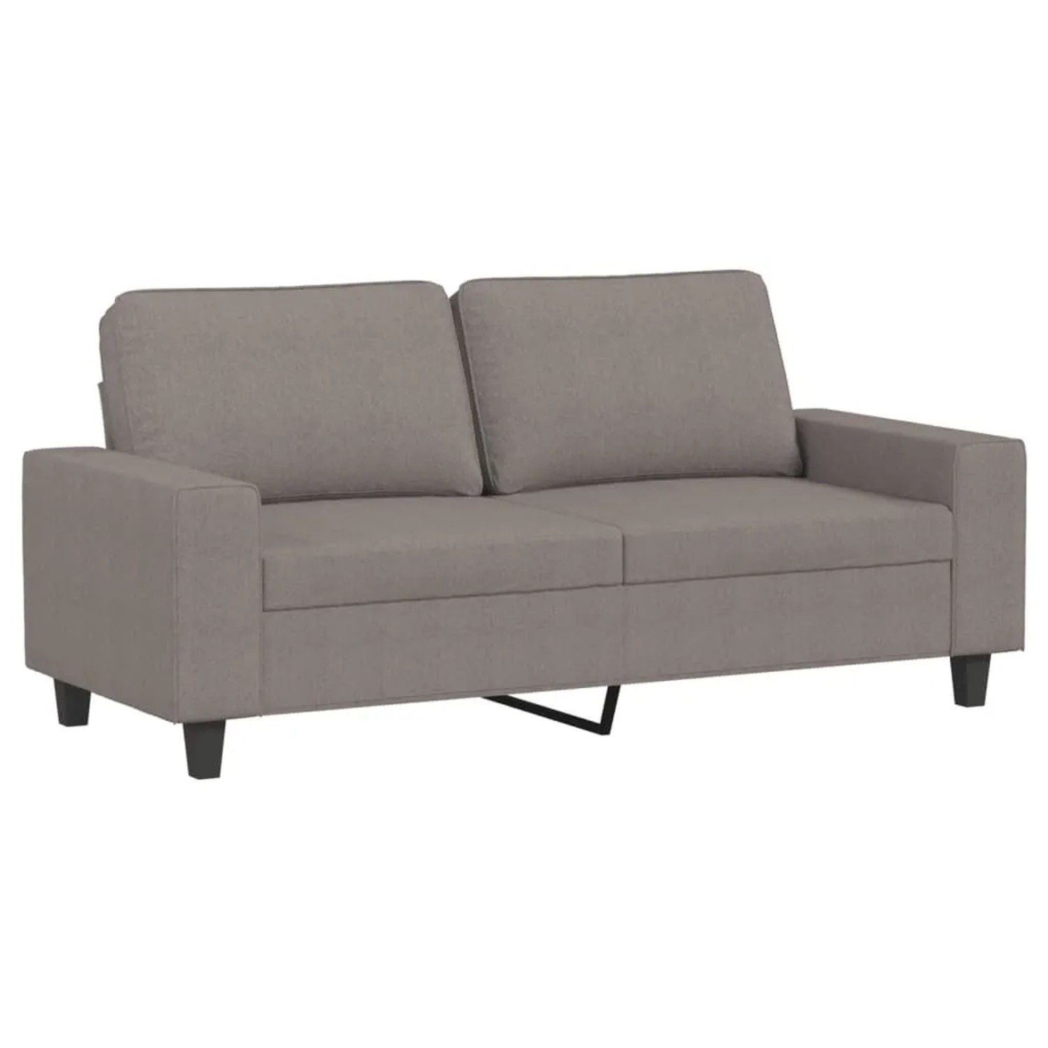 vidaXL 2-Sitzer-Sofa Taupe 140 cm Stoff 359398 günstig online kaufen