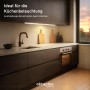 Oktaplex Riva 3er Set Küchenlicht, dimmbar mit Sensor, 58cm, Aluminium, neutralweiß, mit Schalter.