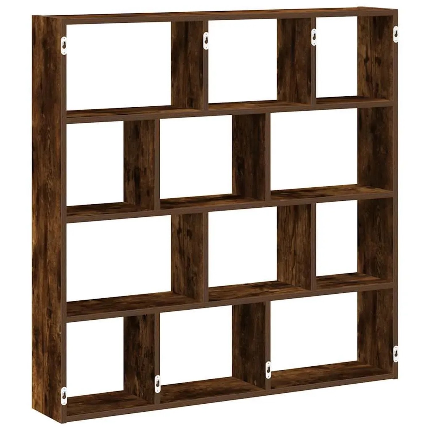 vidaXL Würfelregal 12 Fächer Räuchereiche Holzwerkstoff 860008