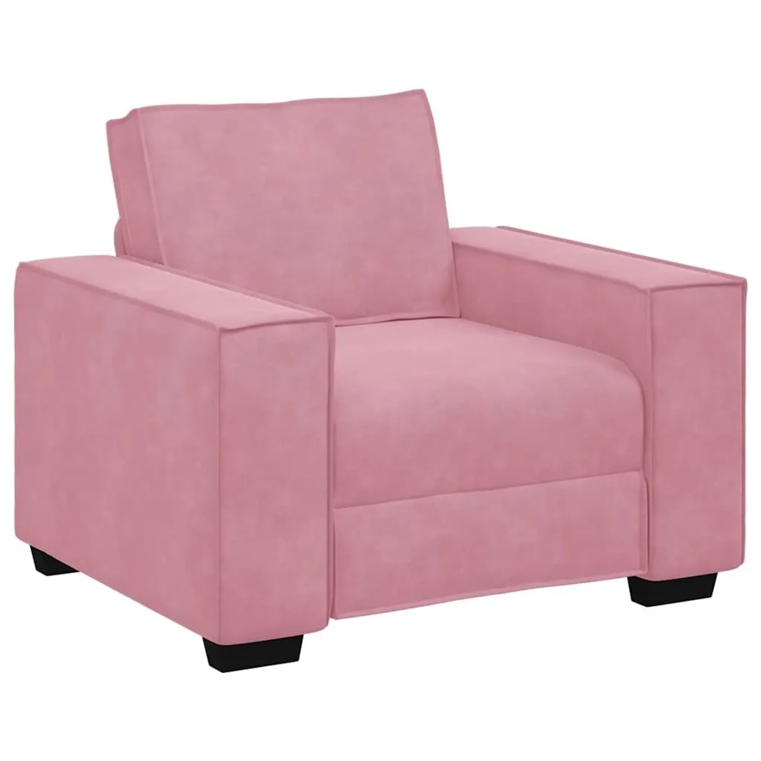 vidaXL Sessel Rosa 100x78x84 cm Samt 4105003