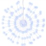 vidaXL Weihnachtsbeleuchtung Feuerwerk 140 LEDs Kaltweiß 17 cm 356221
