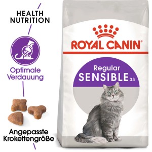 Royal Canin Sensible Trockenfutter für sensible Katzen, 400g Packung.