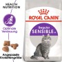 Royal Canin Sensible Trockenfutter für sensible Katzen, 400g Packung.