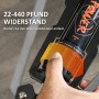 Hand verstellt Widerstand am schwarzen SPORTNOW Power Twister. Fitnessgerät für Oberkörpertraining, 22-440 Pfund.