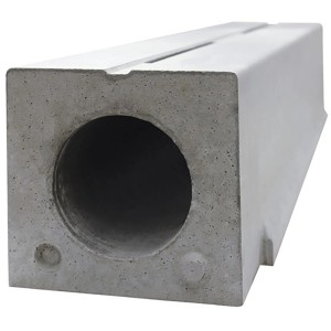 Diephaus Schlitzrinne, grau, 100x16x16 cm, aus Beton für Entwässerung von Flächen.