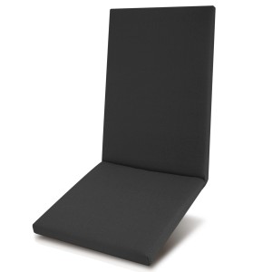 Beautissu QD-HL Hochlehner 122x48x5,5cm Anthrazit