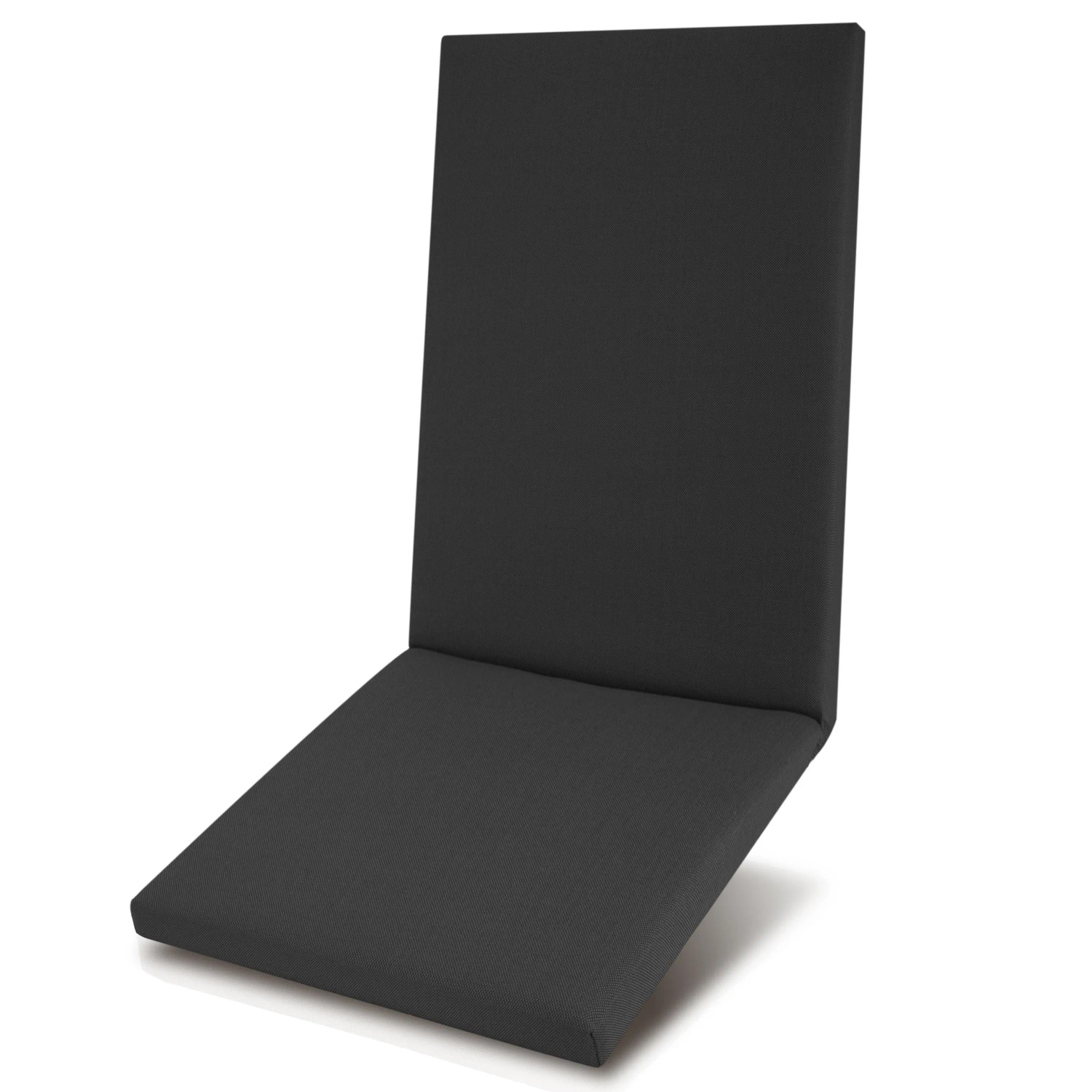 Beautissu QD-HL Hochlehner 122x48x5,5cm Anthrazit