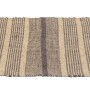 Rechteckige Wenko Badematte Sambu, 50x80 cm, grau-beige gestreift mit Fransen.