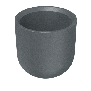 Prosperplast Blumentopf Molta Hoch Stabil Ø 48 cm x 48 cm Granit