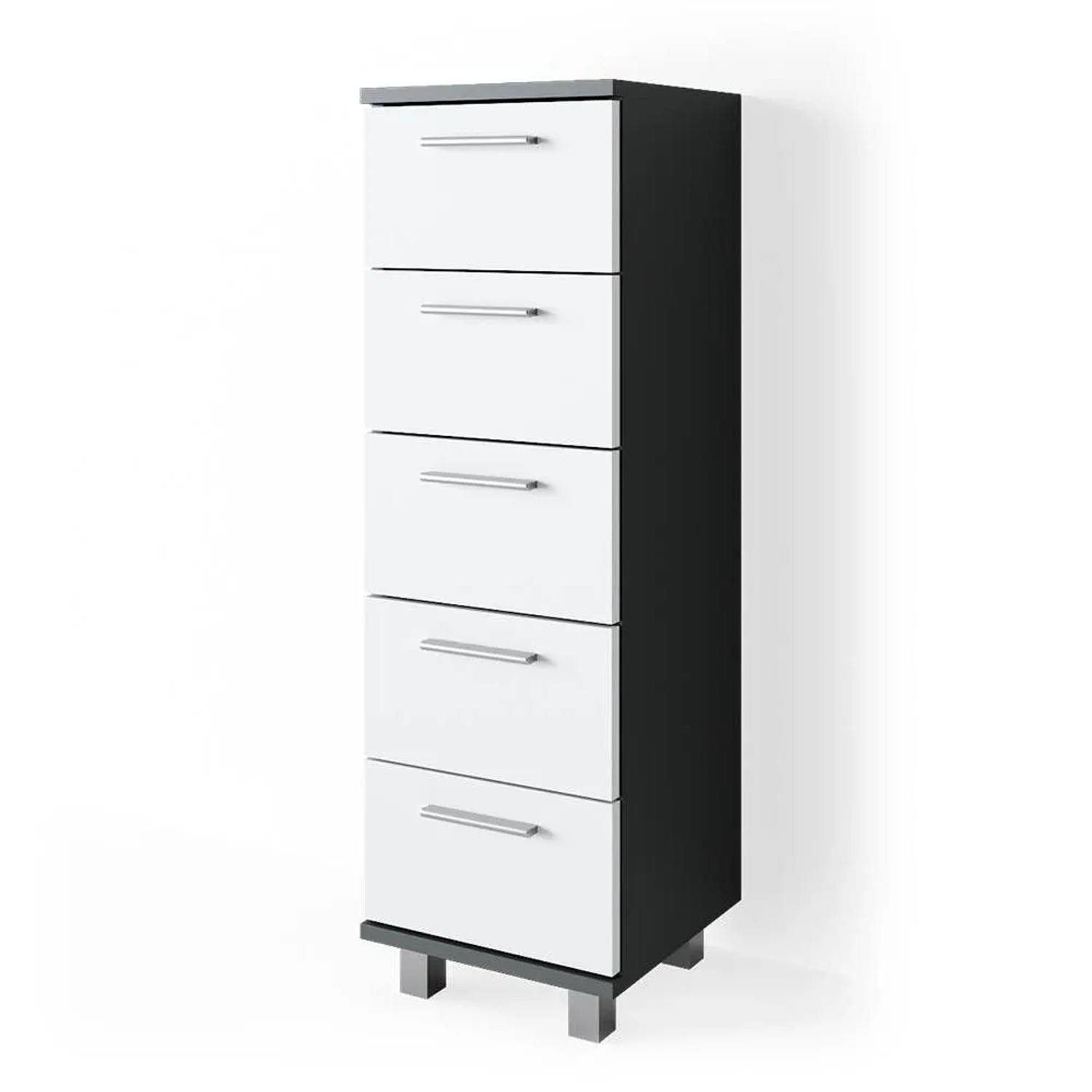 Vicco Badschrank Ilias Anthrazit 30 x 95