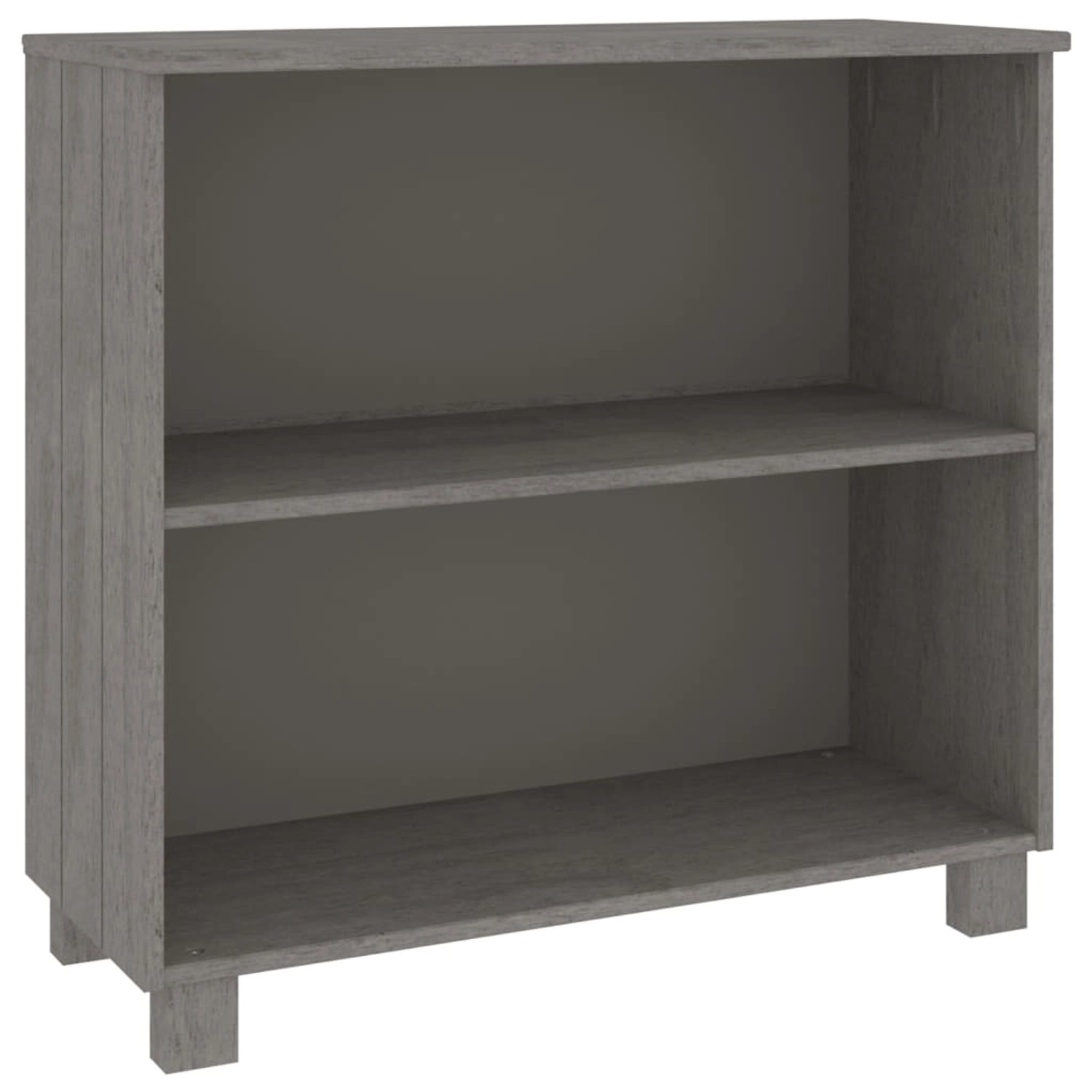 vidaXL Sideboard HAMAR Hellgrau 85x35x80 cm Massivholz Kiefer 340503 günstig online kaufen