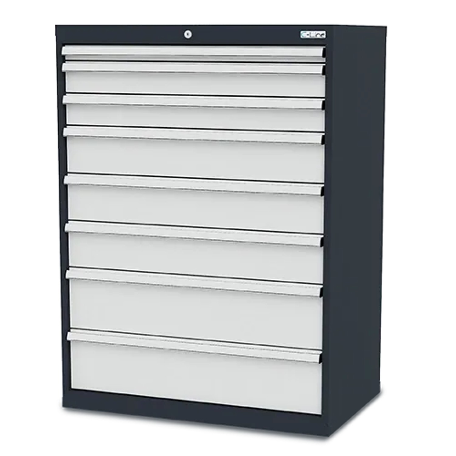 Simplaflex Schubladenschrank mit 8 Schubladen BxTxH 900 x 575 x 1220 mm