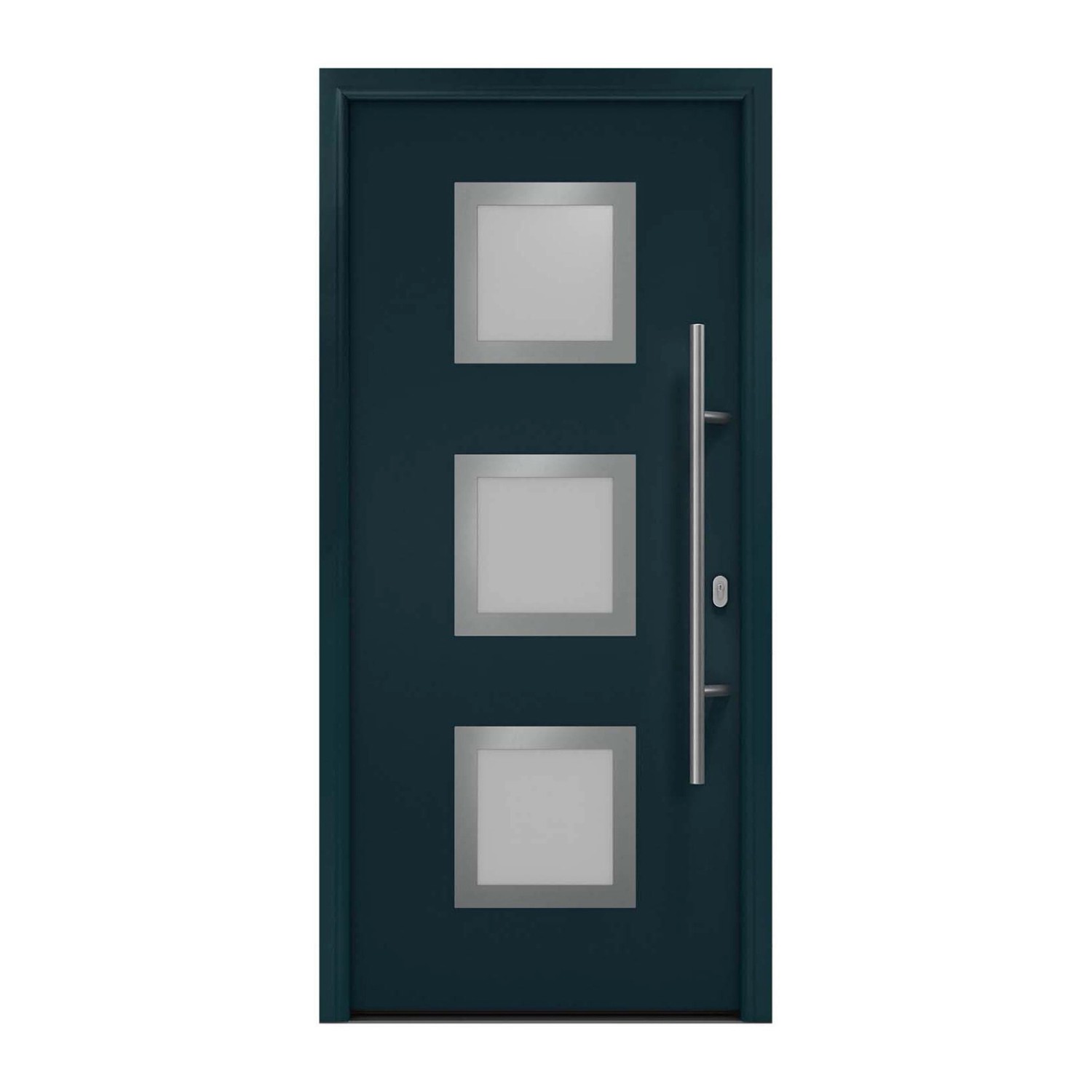 EcoStar Haustür Isopro IP 810S Anthrazitgrau 110 cm x 210 cm DIN R günstig online kaufen