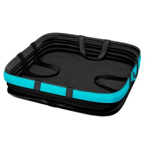 Gardena PopUp Gartenabfallsack, faltbar, 60x46x46 cm, grau. Praktischer Laubsack für Gartenabfälle.