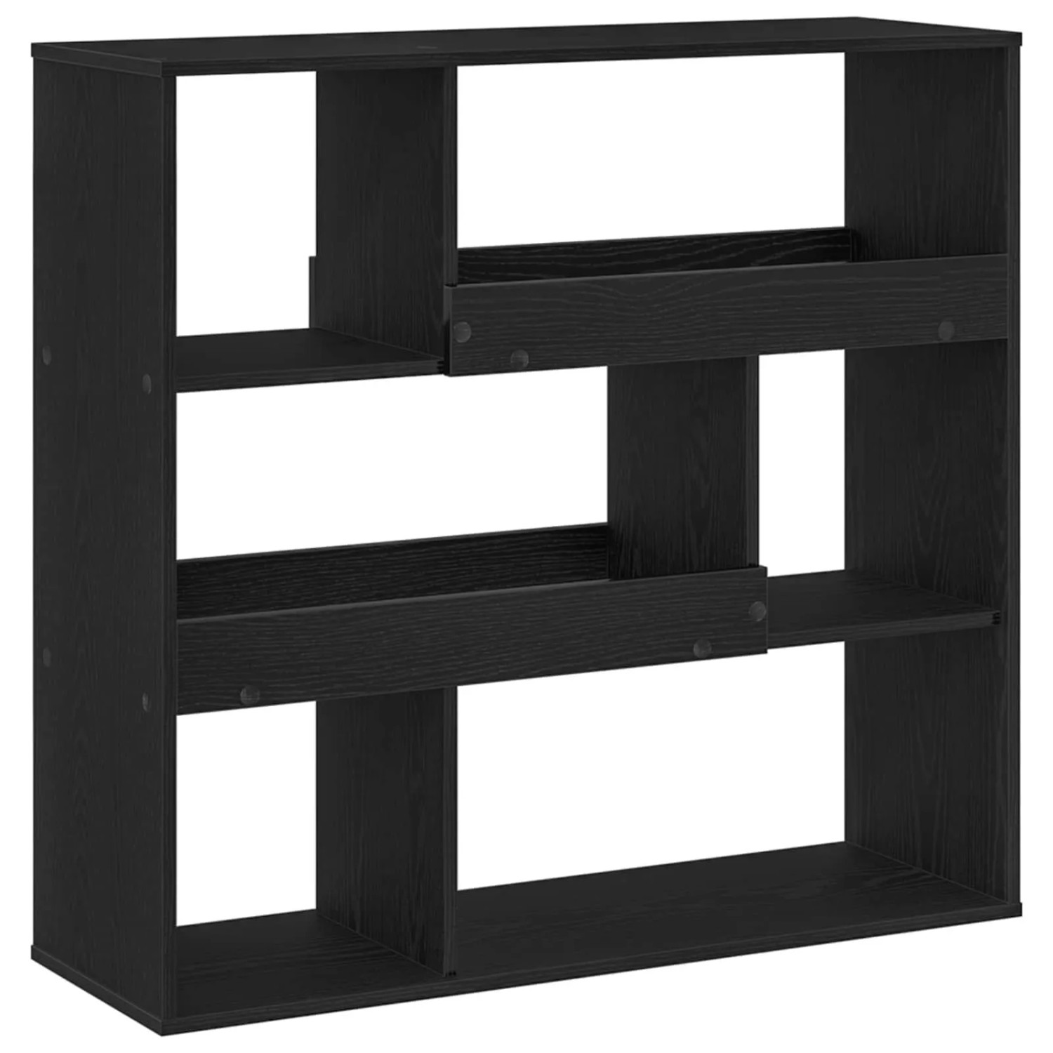 vidaXL Bücherregal Schwarz Eichen-Optik 100 x 33 x 94,5 cm 3423357