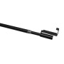Gardinia Spannvitrage, Ø 7/9 mm, schwarz-matt, 60-90 cm, für Fensterdekoration ohne Bohren.