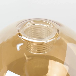 Orion Lightstyle Ersatzglas Lampenschirm G9, Ø 100mm, Amber Gold, Gewinde für Lampen und Leuchten.