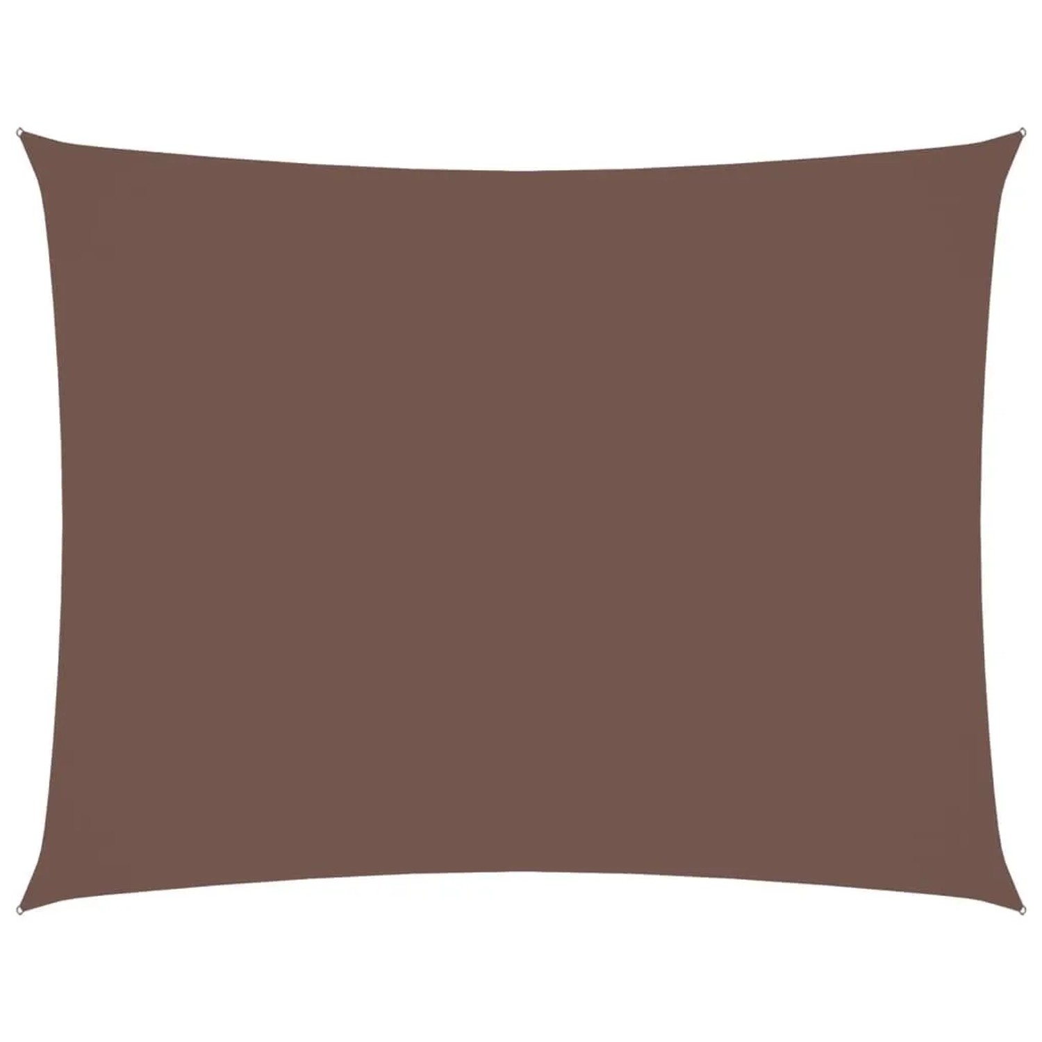 Furnicato Sonnensegel Oxford-gewebe Rechteckig 25x35 M Braun