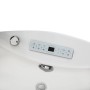 Detailansicht des Touchpanels der Basera® Nendo Eck-Whirlpool Badewanne mit Bedienelementen.
