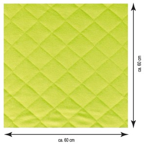 Grüner Bestlivings Waschmaschinenbezug 60x60 cm mit Rautensteppung für Frontlader-Trockner & Waschmaschinen.
