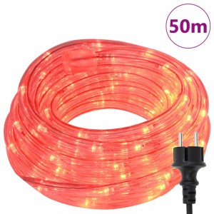 vidaXL Lichtseil mit 1200 LEDs Rot 50 m PVC 42018932