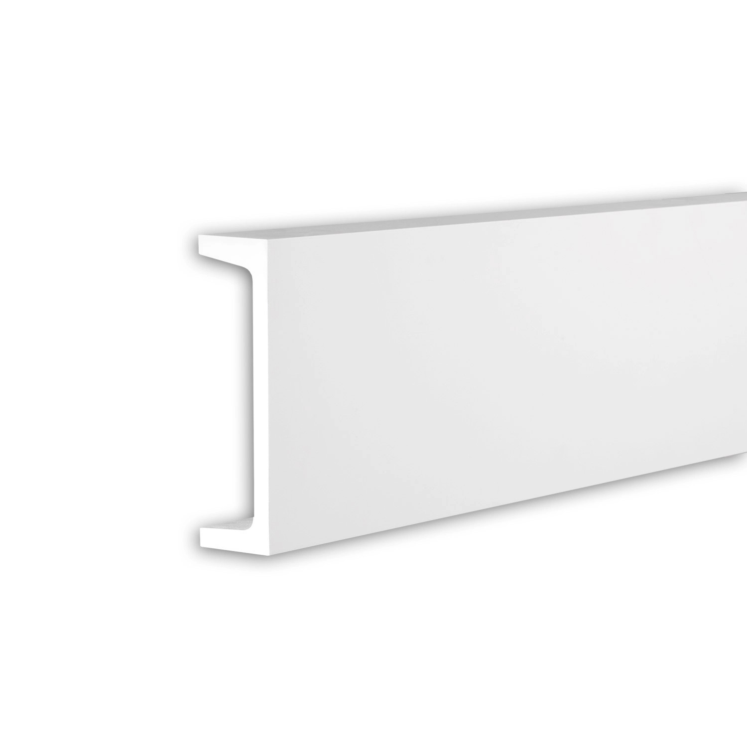 PROFHOME 403102 Friesleiste Fassadenprofil Zierleiste Stuckleiste 2 m 200 cm x 7 cm x 23,5 cm Weiß